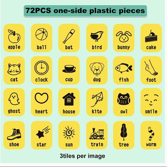 Interesting Post Presschool Board Game, Educational matching Card game t… - Picture 5 of 8